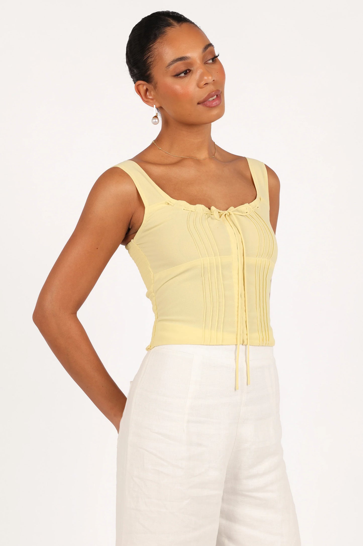 Alice Corset Top Honeysuckle Yellow