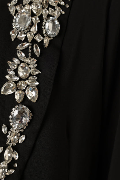 Aubree Embellished Blazer Black