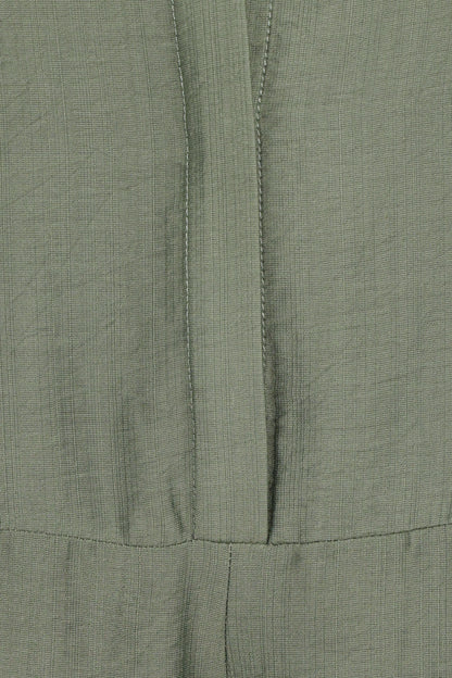 Kiya Drop Waist Romper Palm Green