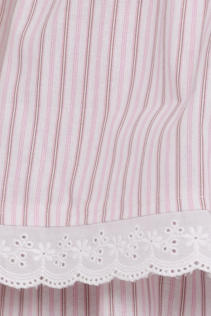 Bridie Short Set Pink Stripe