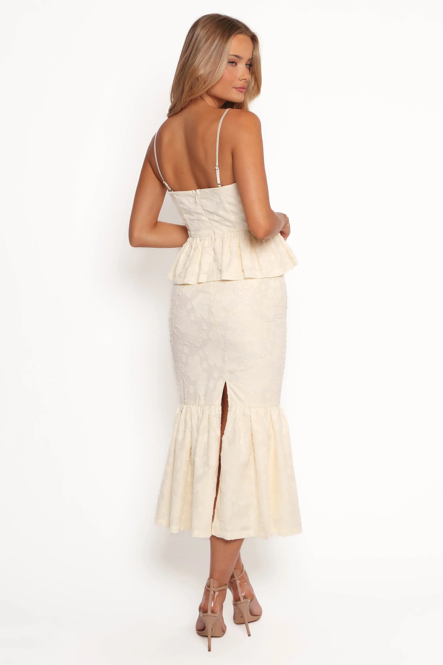 Xami Skirt Set Pale Yellow