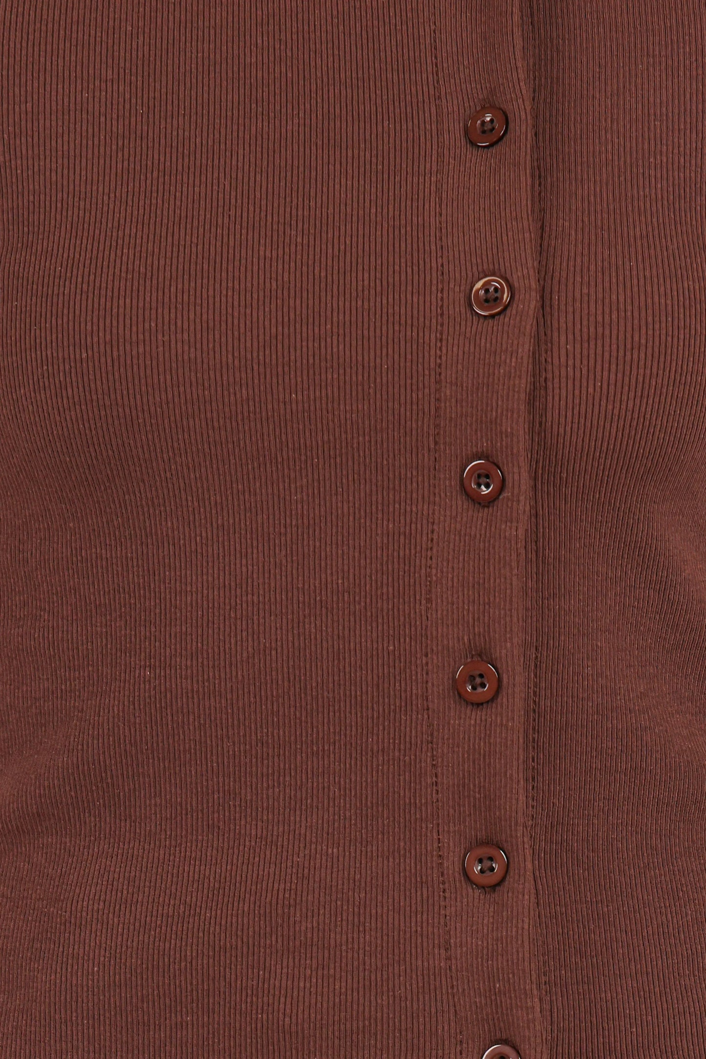 Cass Long Sleeve Top Chocolate Brown
