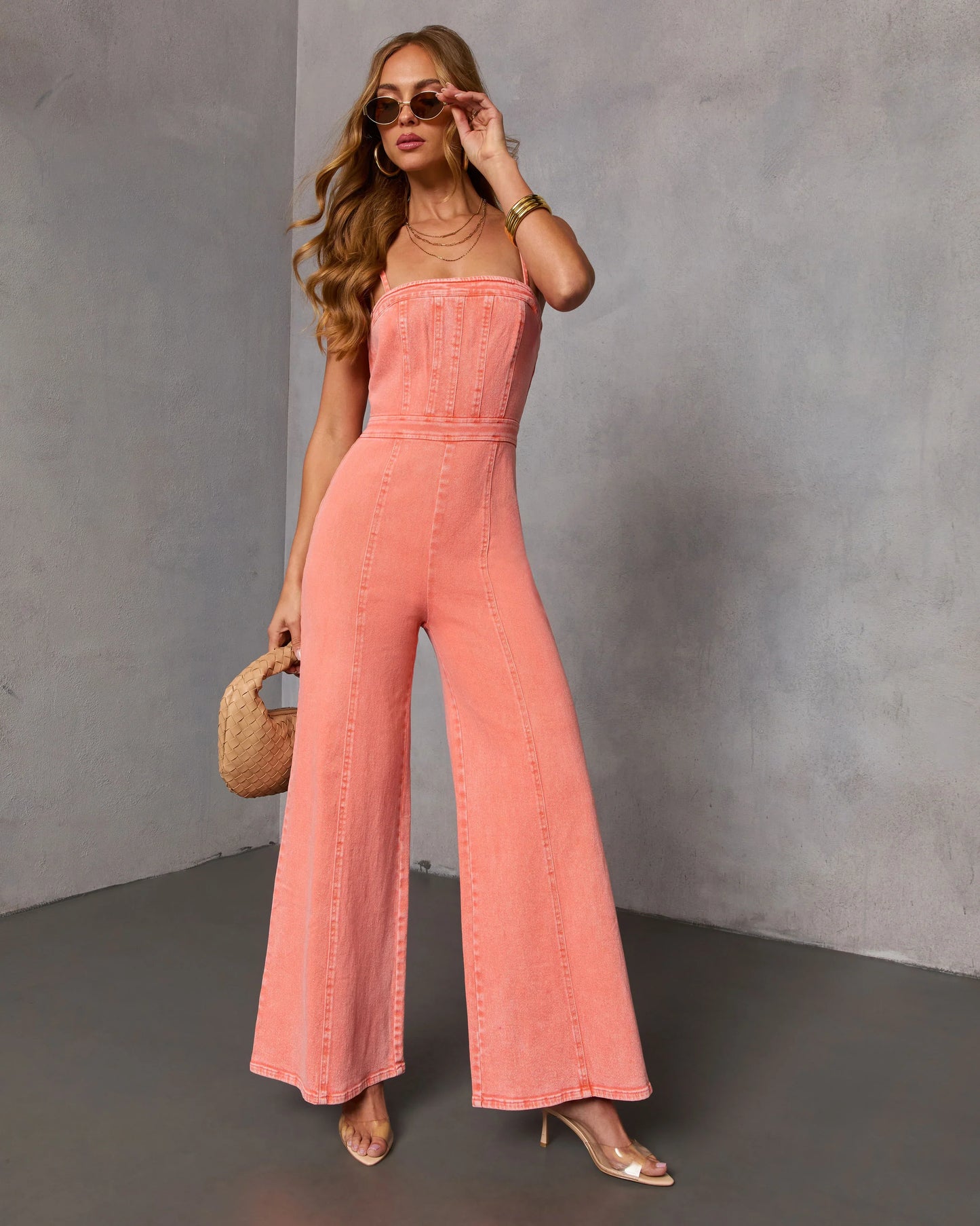 Trendsetter Denim Jumpsuit