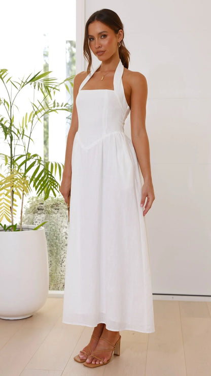 Caden Maxi Dress White