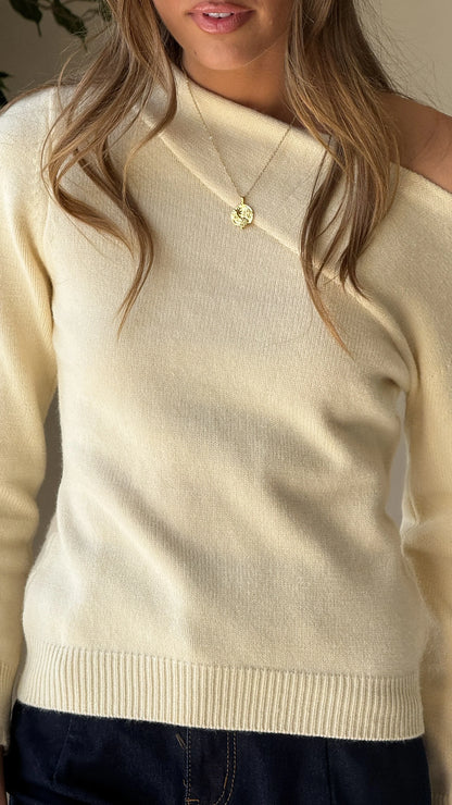 Briella Boat Neck Sweater Butter