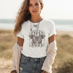 Gypsy Soul Butterfly Boho Graphic Tee