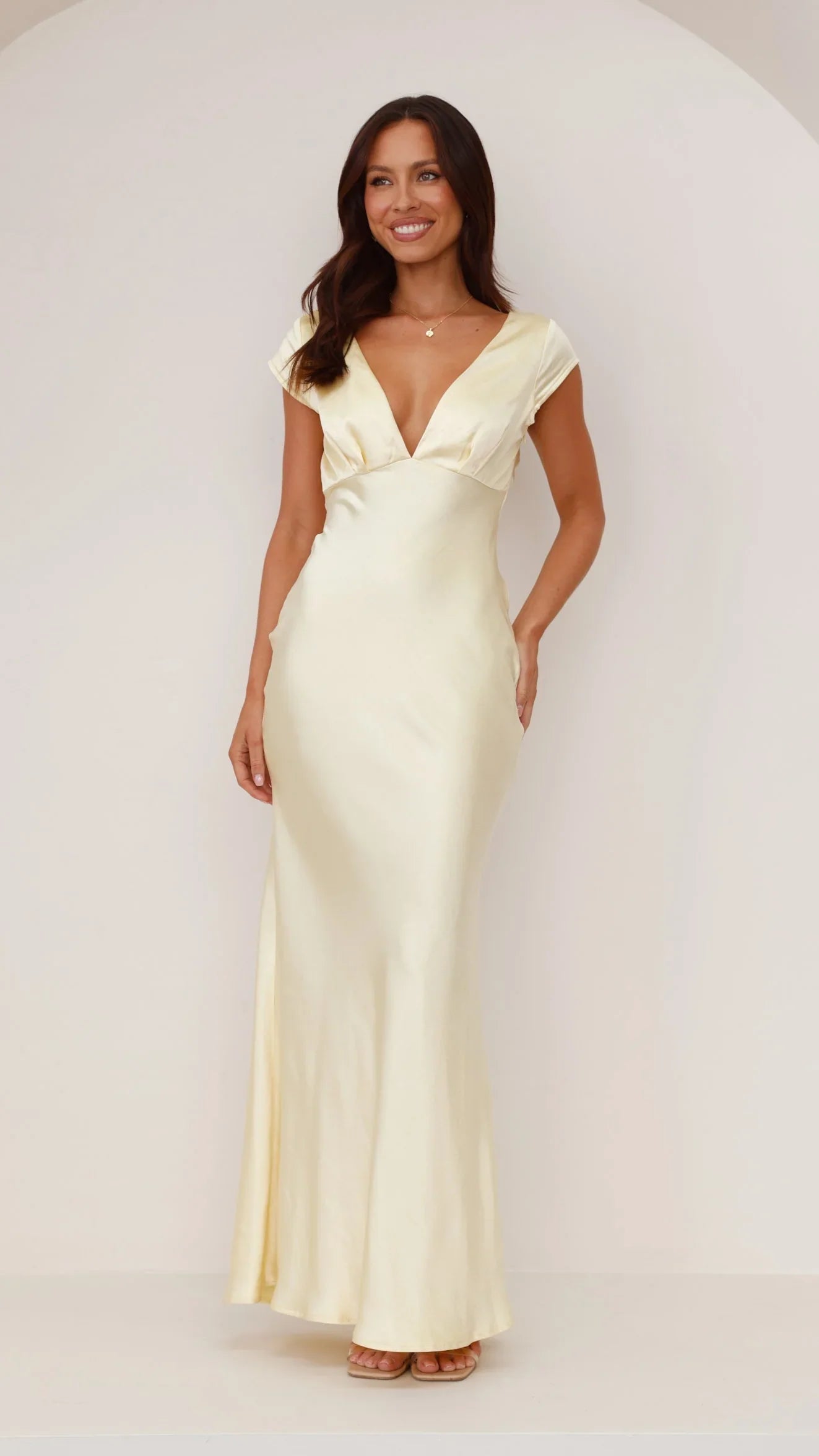 Amelia Maxi Dress Yellow