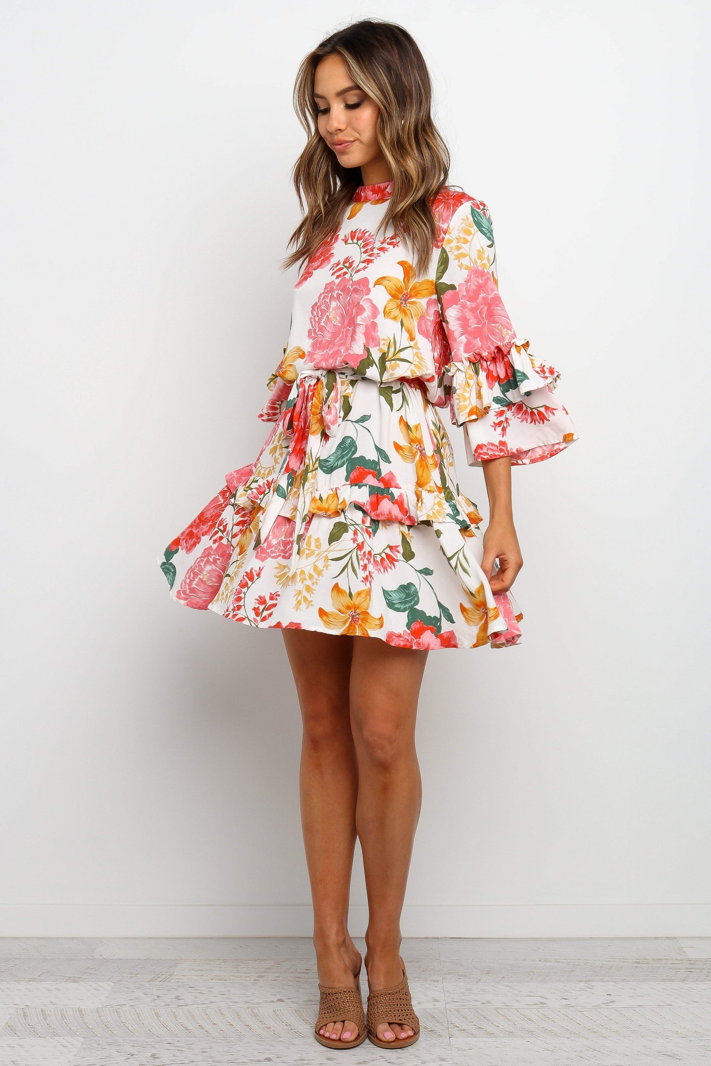 Peta Dress White