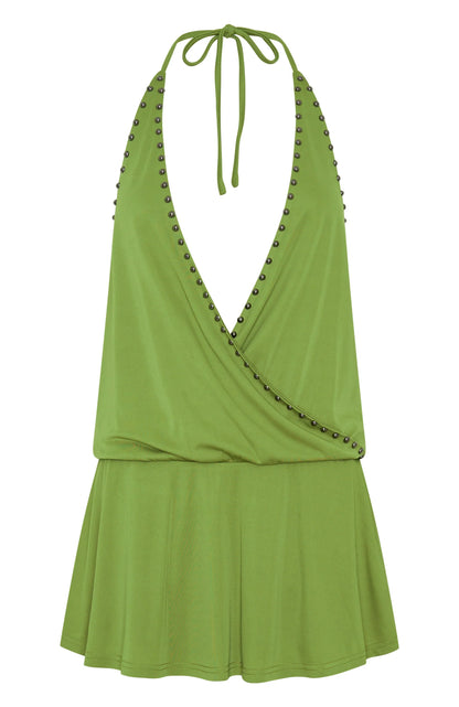 Favourite Moment Mini Dress Olive