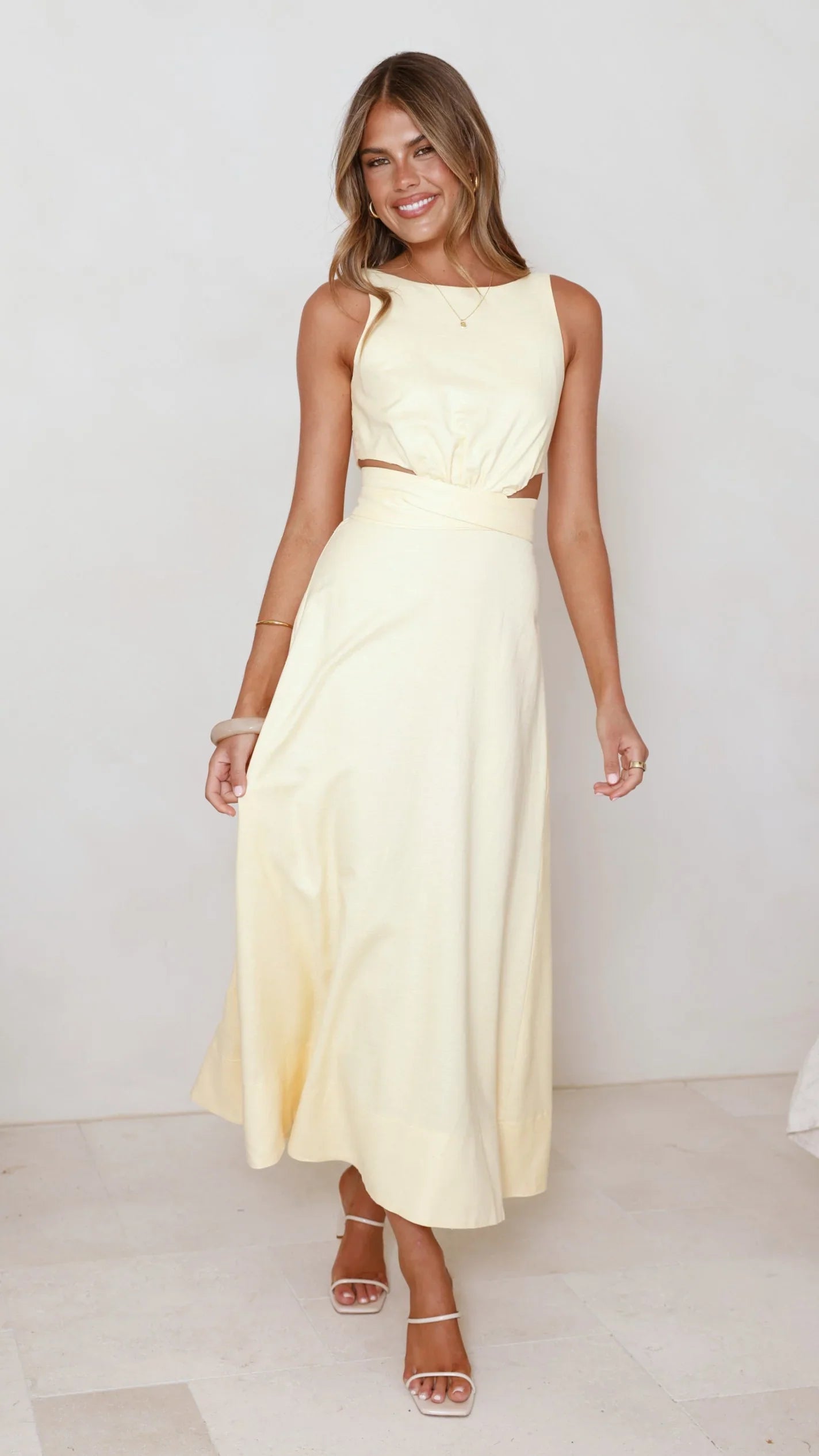 Kimberley Maxi Dress Yellow