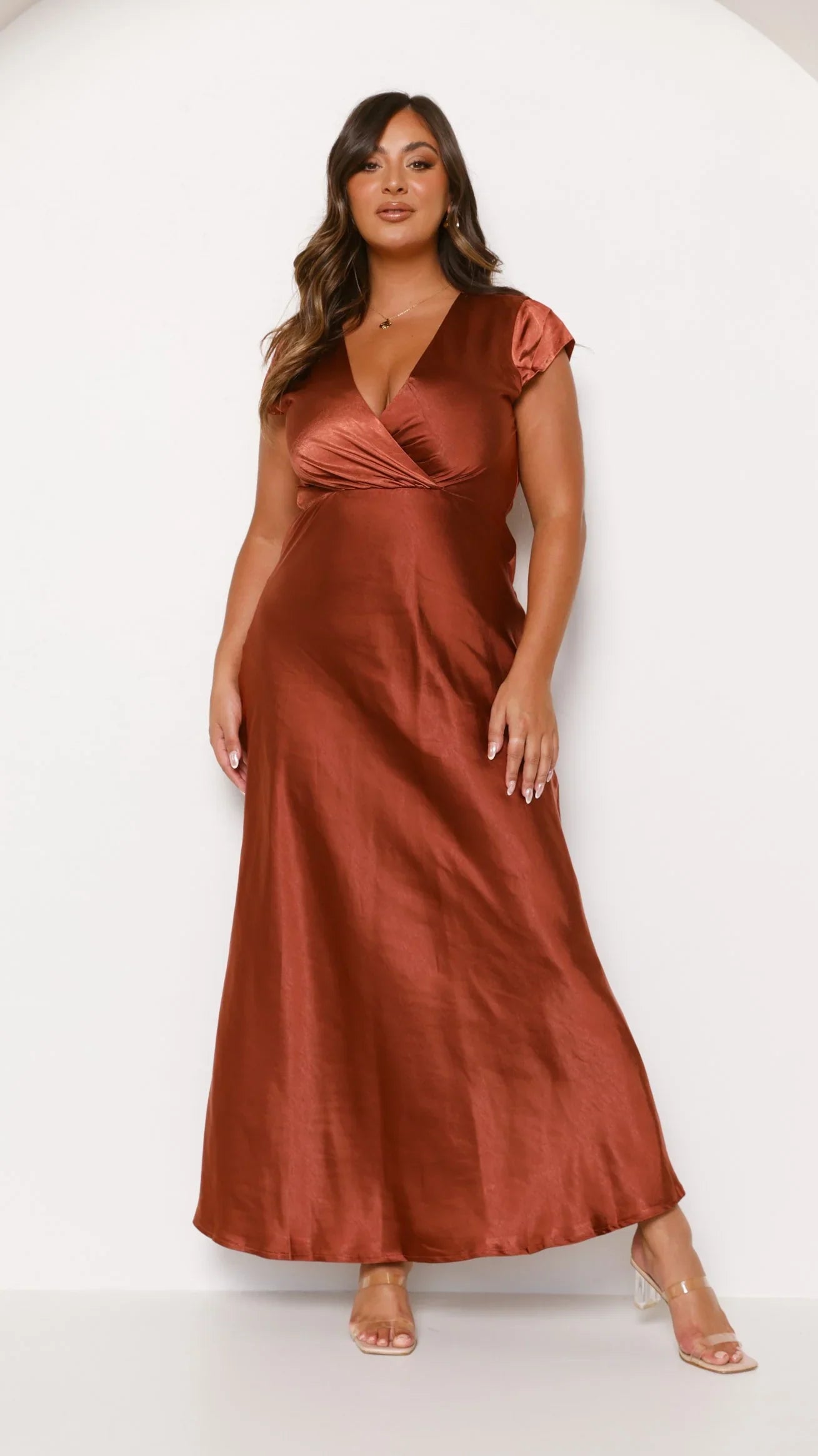 Selma Maxi Dress Rust