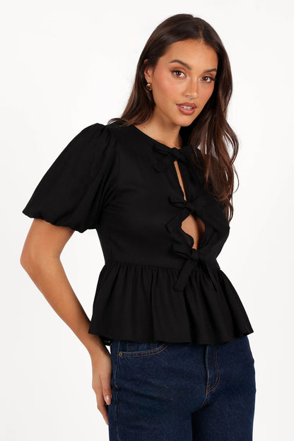 Colette Top Black