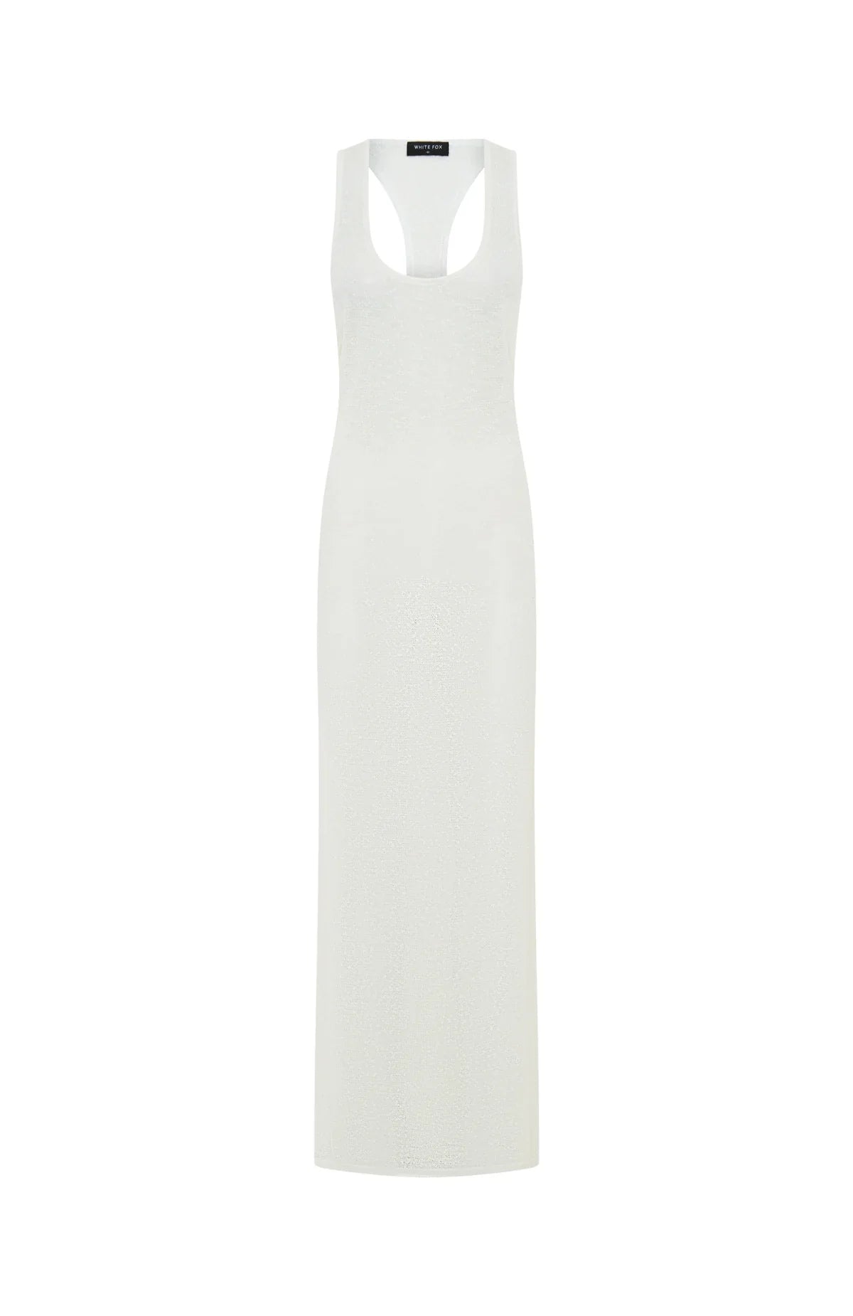 Tropic Waters Knit Maxi Dress White