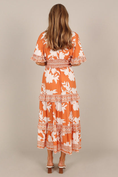 Silvio Maxi Dress Orange