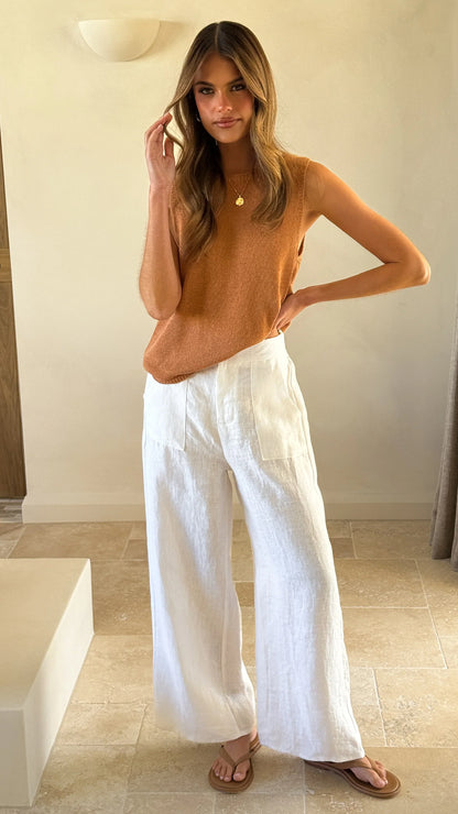 Jude Pants White