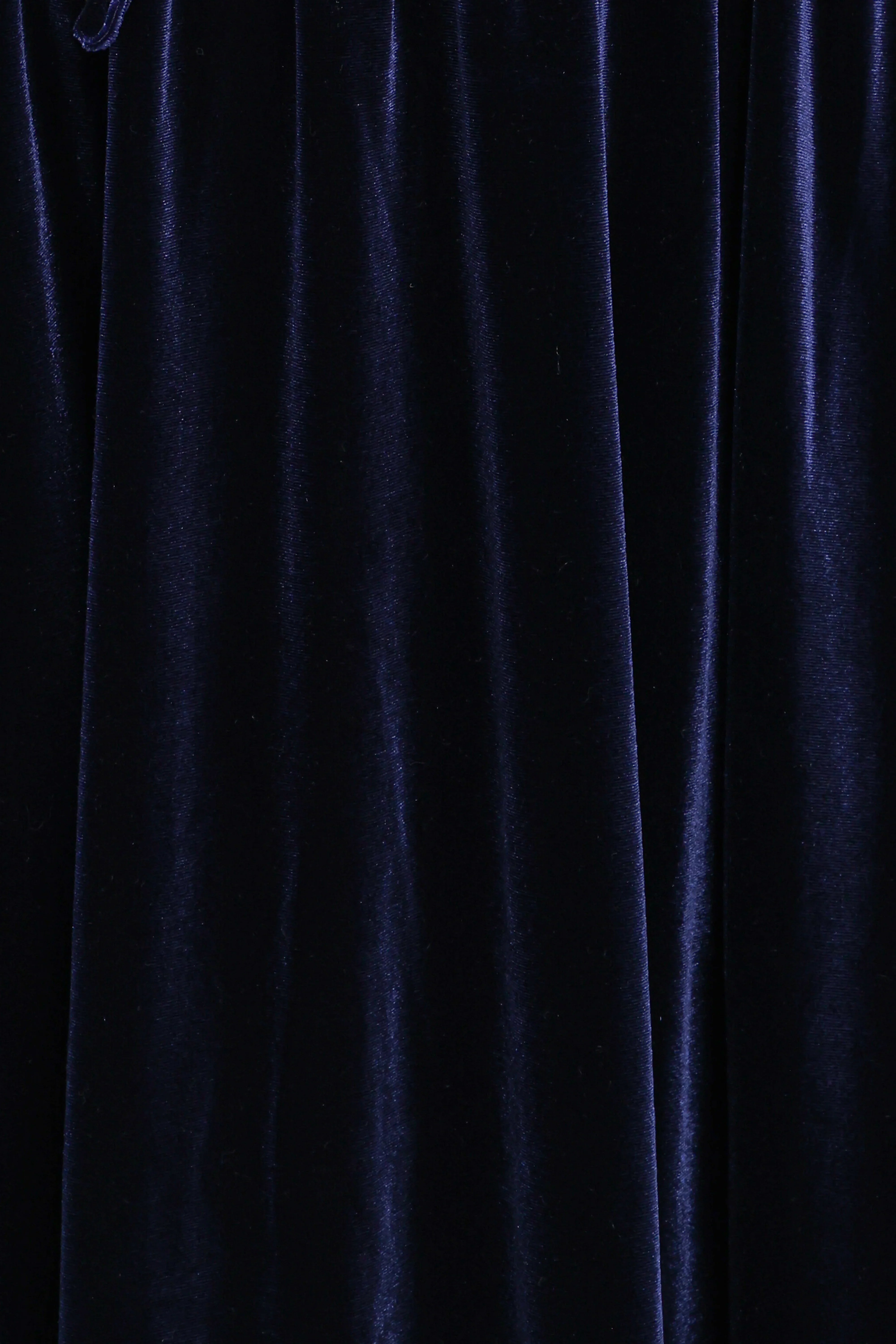 Cece Velvet Long Sleeve Maxi Dress Midnight Blue