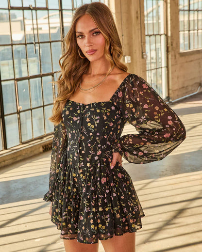 Lendie Fitted Waist Romper
