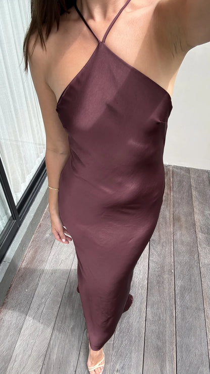 Chiara Maxi Dress Chocolate