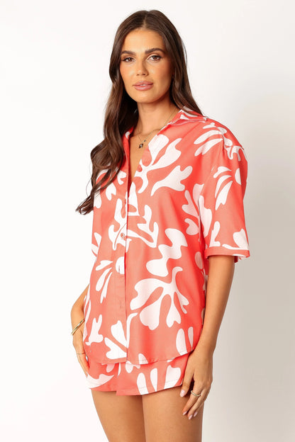 Payton Shirt Melon White