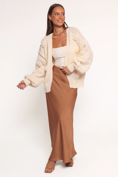 Doralee Rose Cardigan Cream