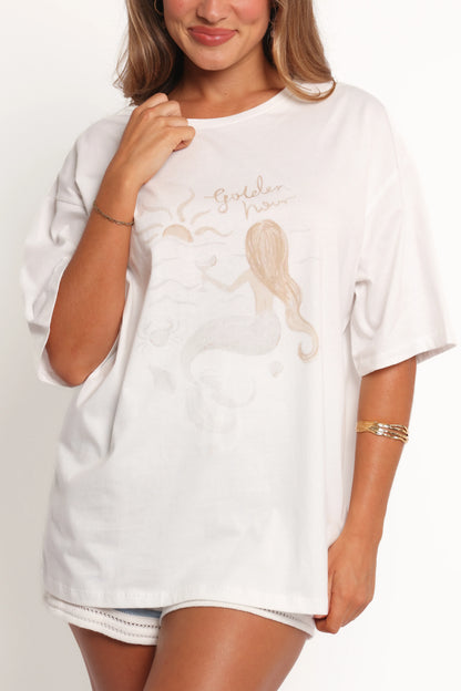 Mia Graphic Tee Golden Hour