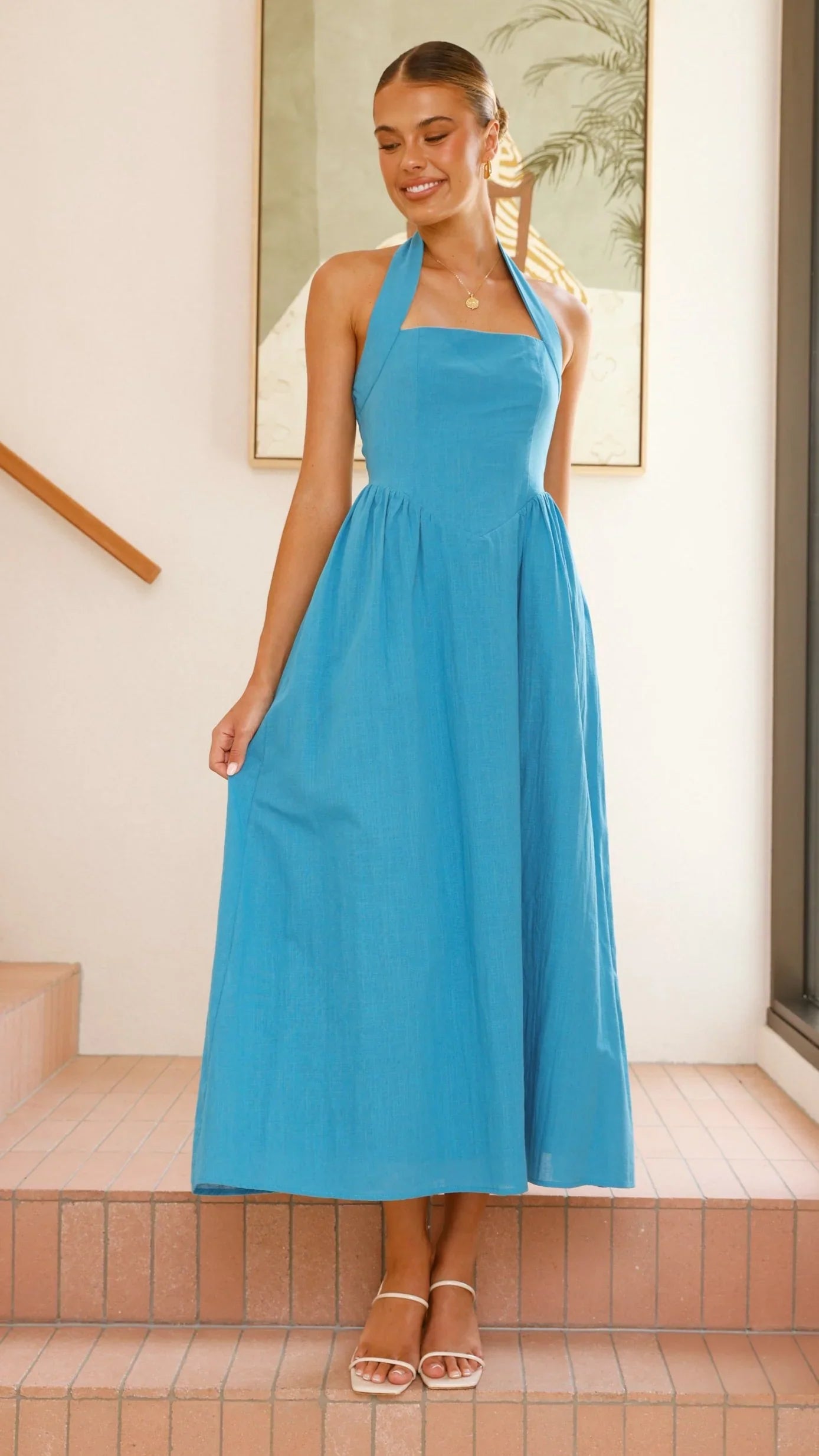 Caden Maxi Dress Cobalt Blue