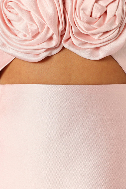 Te Amo Strapless Mini Dress Baby PInk