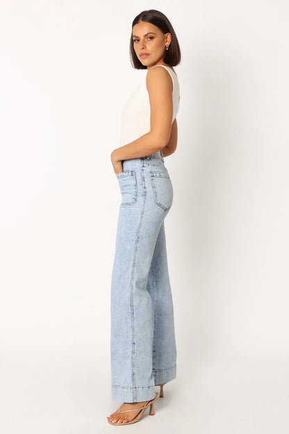 Nico Wide Leg Jean Blue
