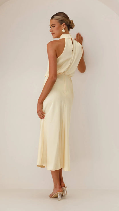 Esther Maxi Dress Lemon