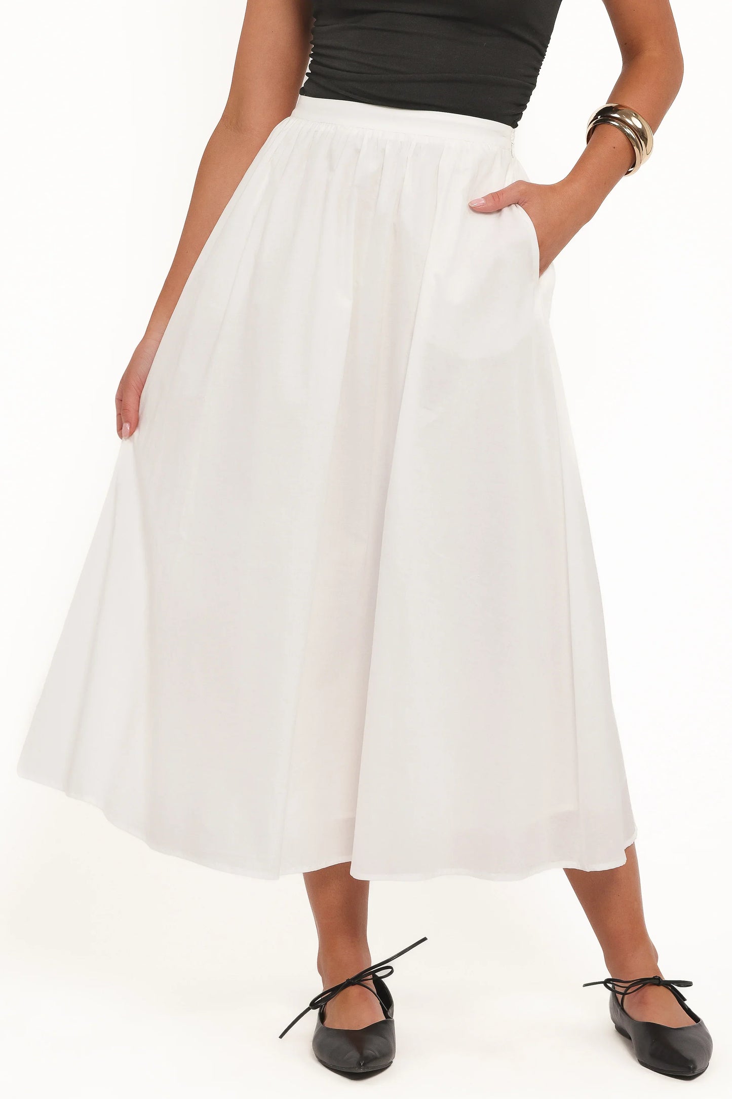 Oakley Midi Skirt White