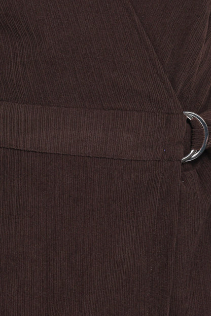 Vesper Corduroy Romper Chocolate