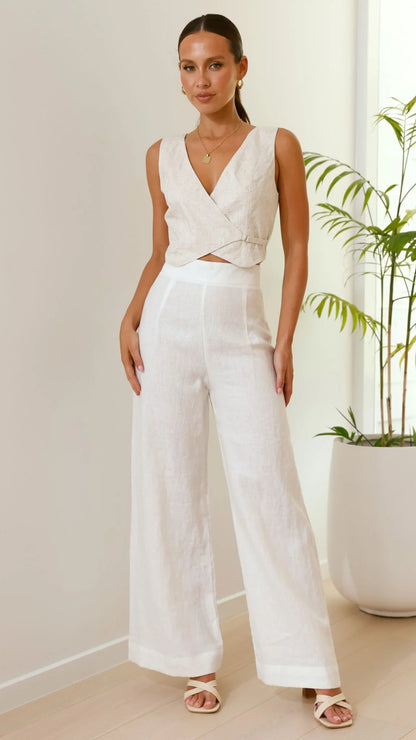 Karah Pants White