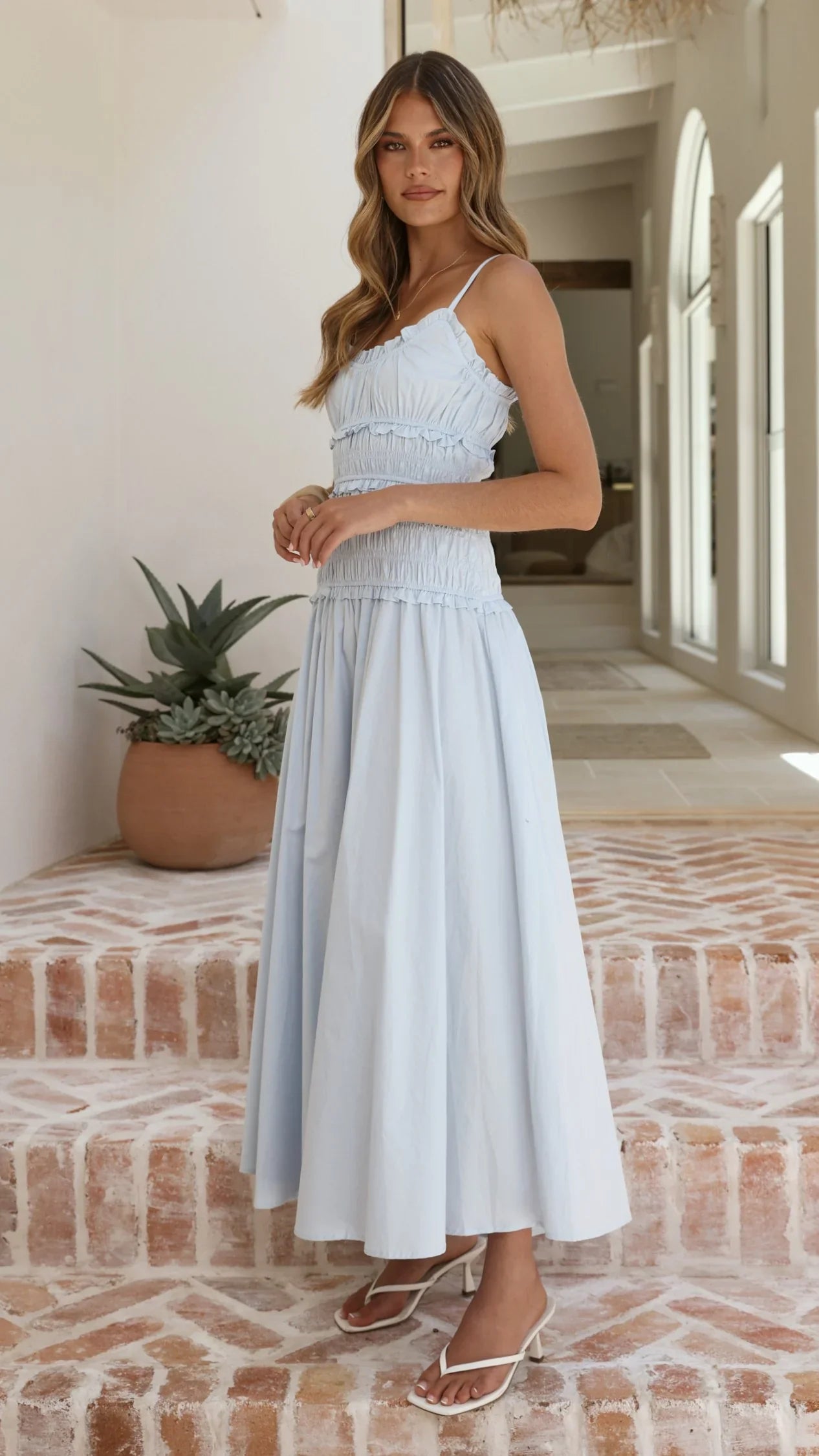 Vida Maxi Dress Blue