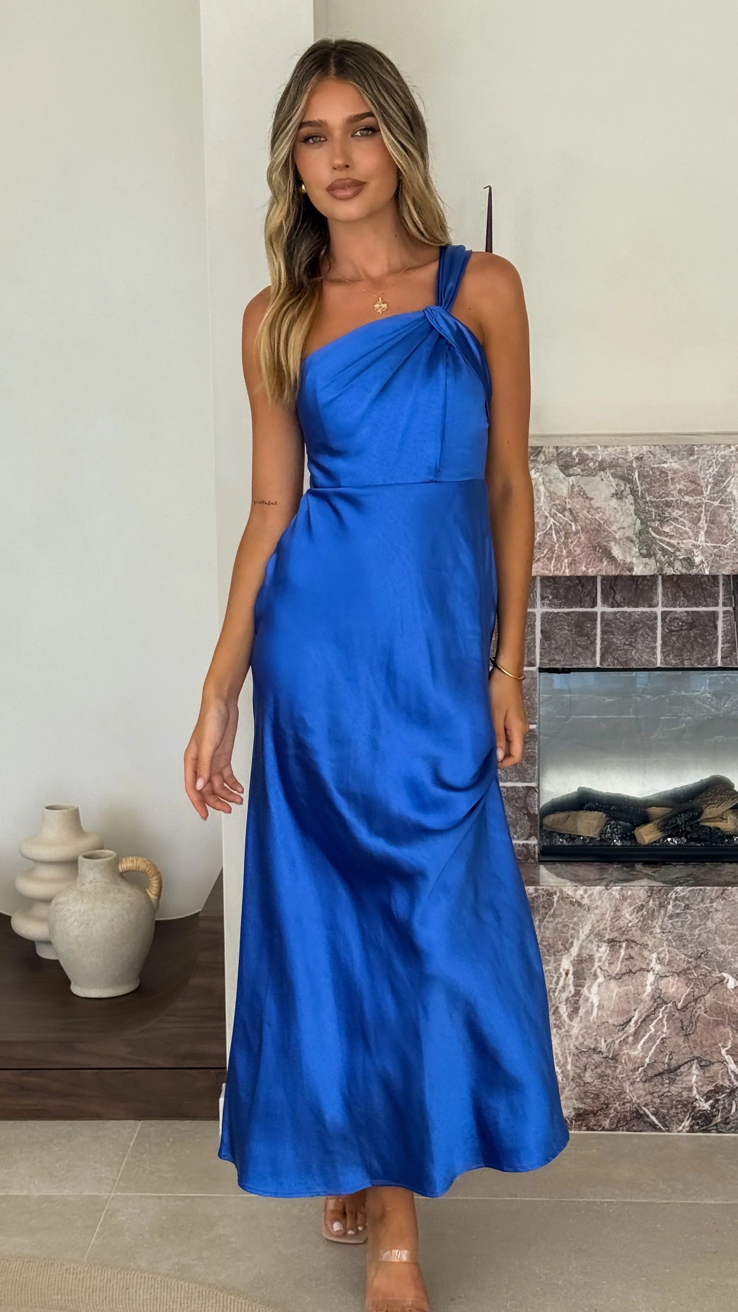 Leah Maxi Dress Royal Blue