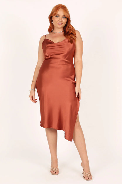 Cyprus Dress Rust