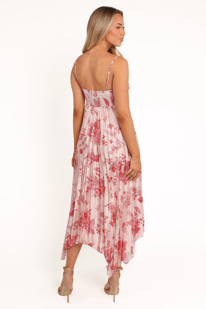 Vikki Dress Red Floral