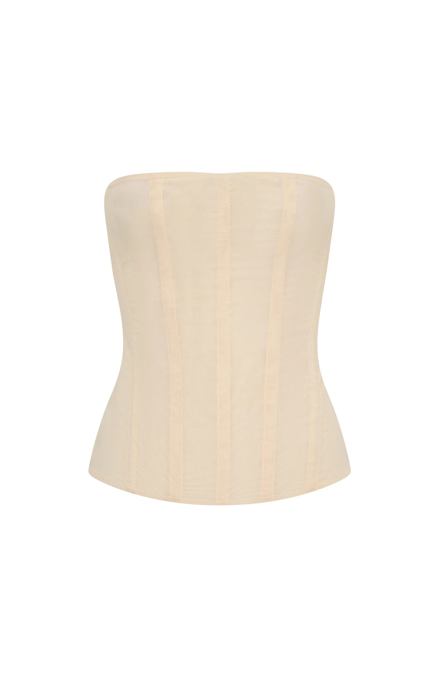 Tell Me A Secret Strapless Bustier Cream
