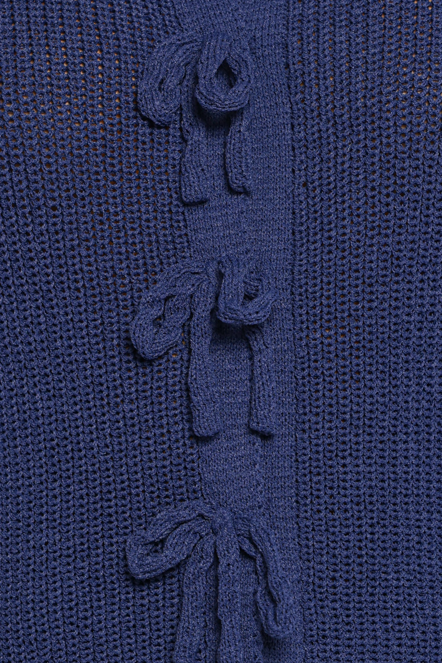 Gemma Short Sleeve Bow Cardigan Navy