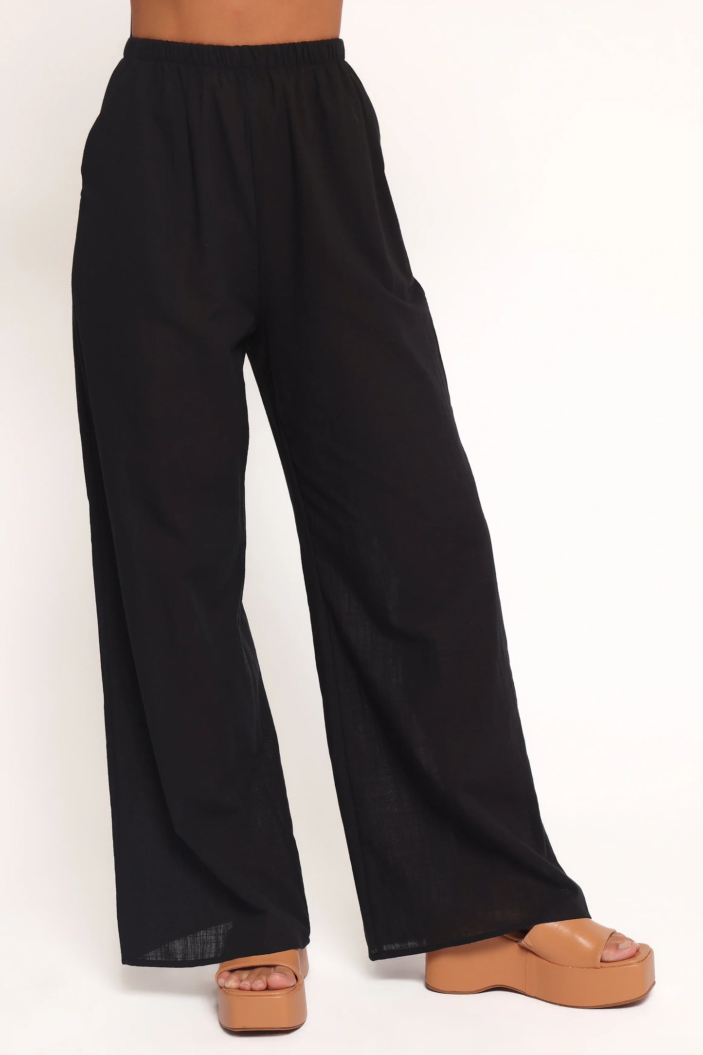 Charlie Strapless Pant Set Black