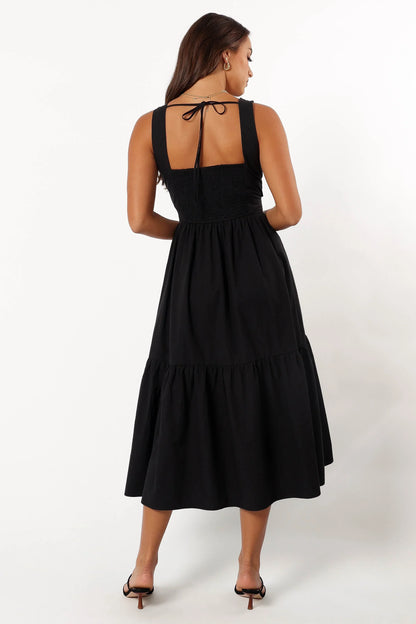 Carmella Midi Dress Black