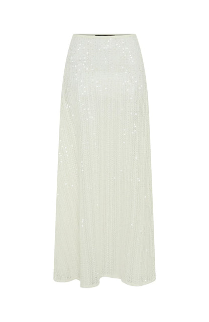 Beach Bound Maxi Skirt Pearl