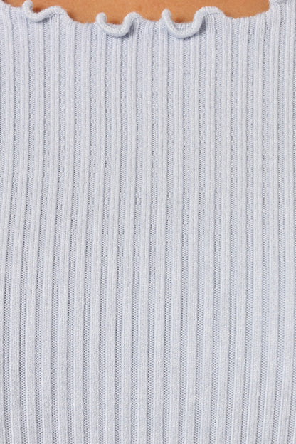 Kya Knit Top Light Blue