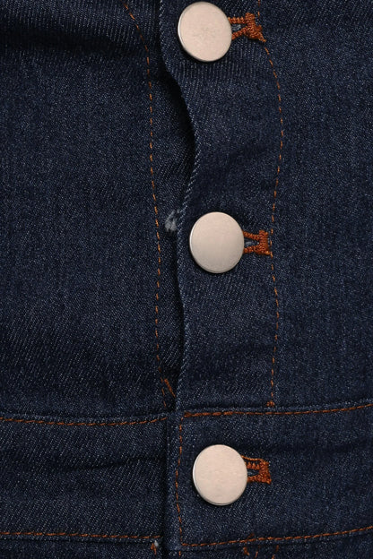 Melissa Strapless Dress Medium Denim
