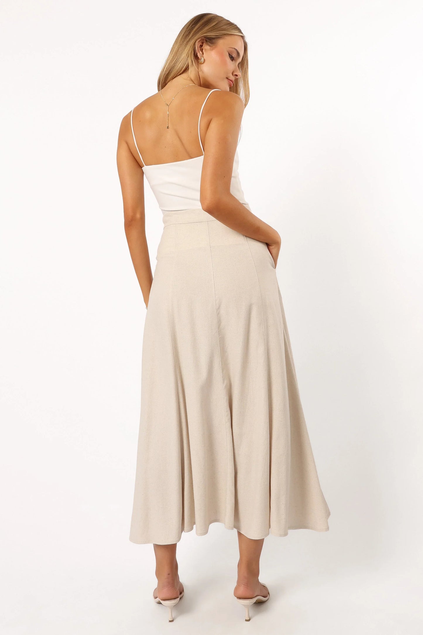 Odetta Maxi Skirt Oatmeal