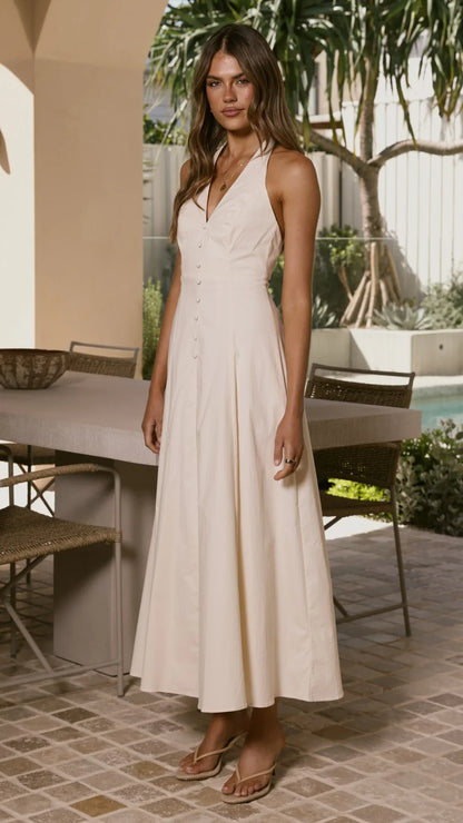 Kaia Maxi Dress Vanilla