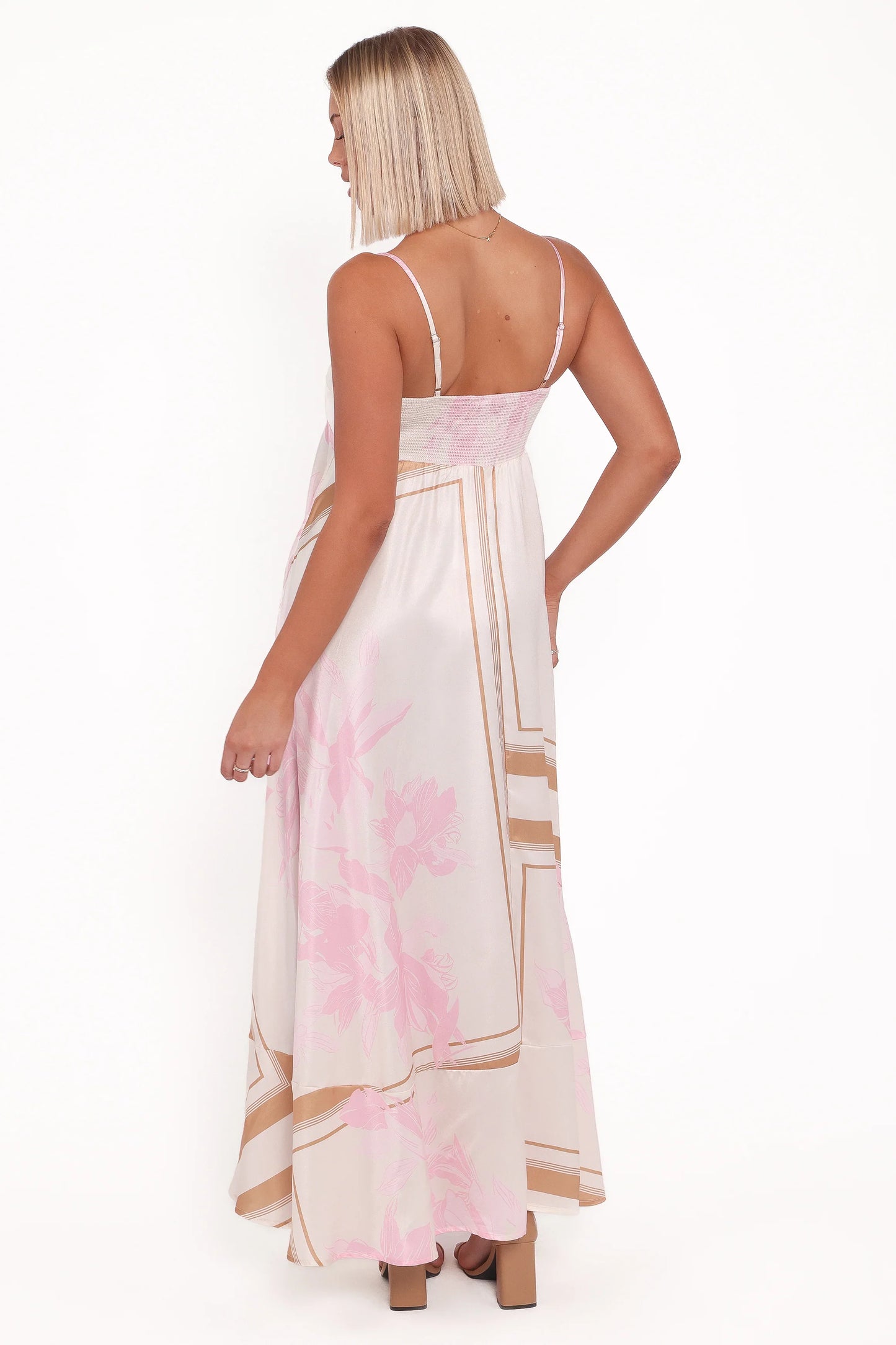 Elanor Maxi Dress Pink Print