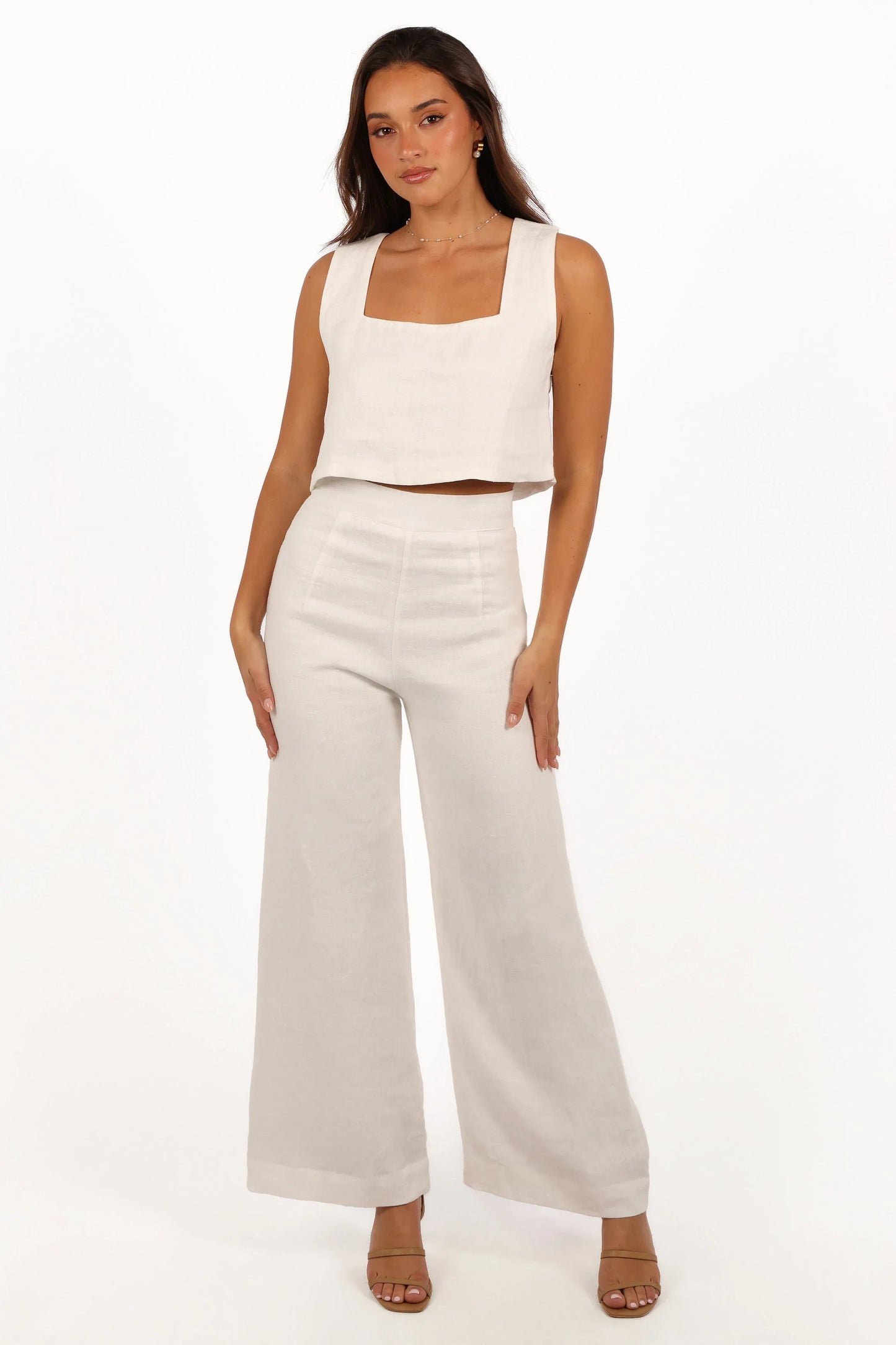 Devlin Pant Cloud White