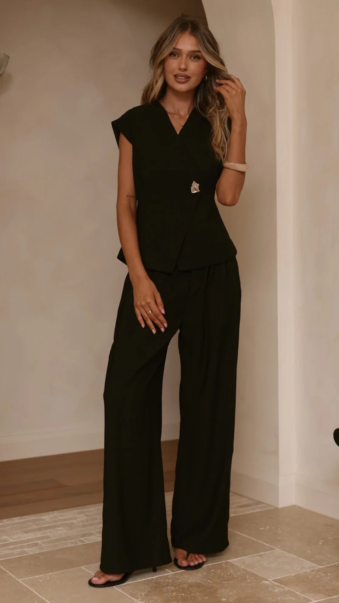 Zahira Pants Black