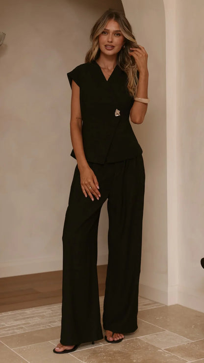 Zahira Pants Black