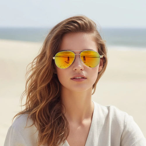 Bamboo Aviator Sunglasses 7 Colors